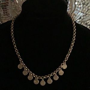 Gold Tone-Lucky Brand Necklace-Sparkle Dangles